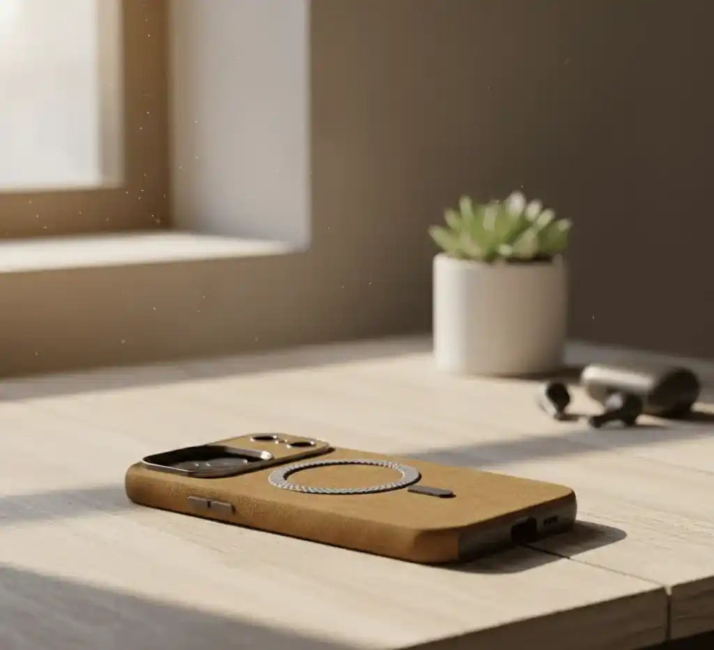 Vintage Leather Magnetic Phone Case